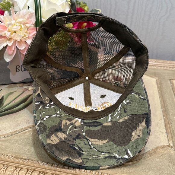 Gone Squatchin Sasquatch Adjustable Camo Cap Hat One Size Unisex - Picture 7 of 15